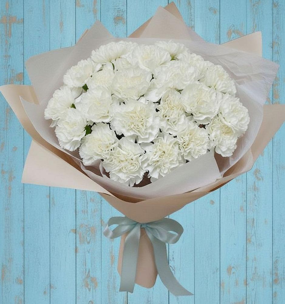 Букет цветов из: Гвоздики в Менделеевске