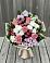 Букет цветов из: Альстромерии, Гвоздики, Розы и Хризантемы в Менделеевске