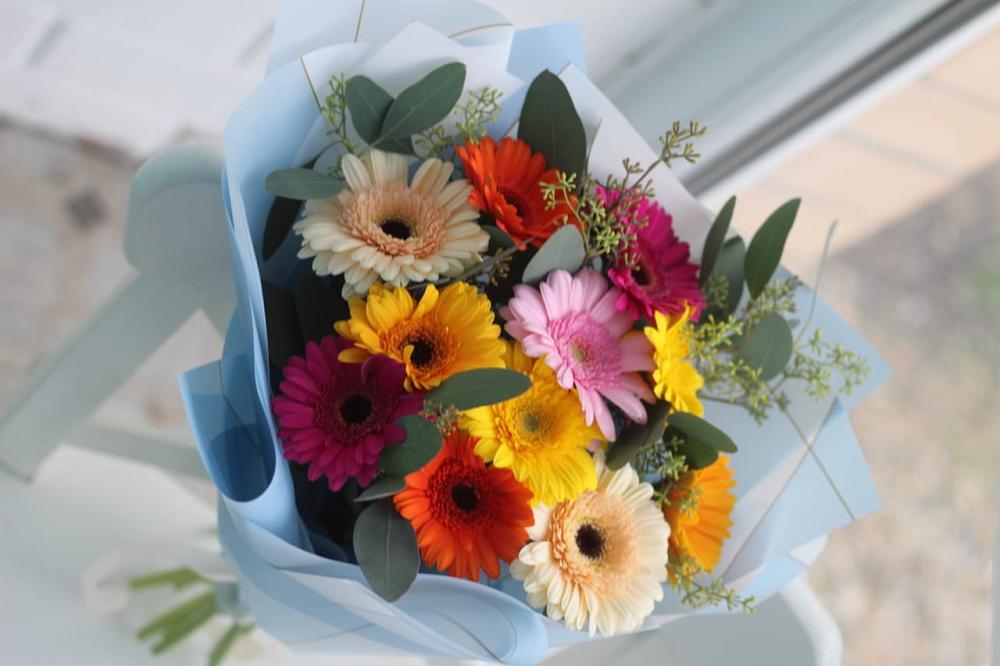 Букет цветов из: Герберы в Менделеевске