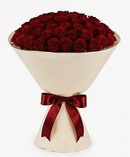 Букет 101 Бордовая роза Блэк Бакарра в Менделеевске