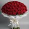 Букет 101 Красная роза Блэк Мэджик в Менделеевске
