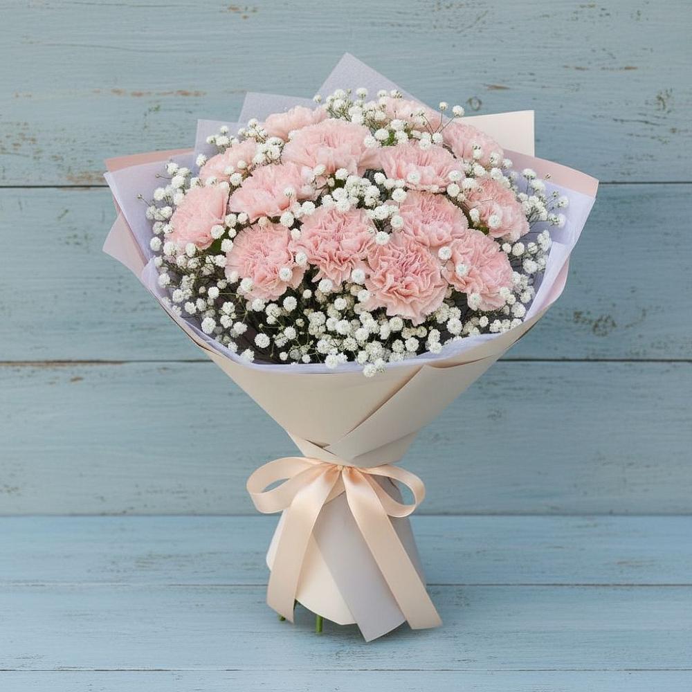 Букет цветов из: Гвоздики в Менделеевске