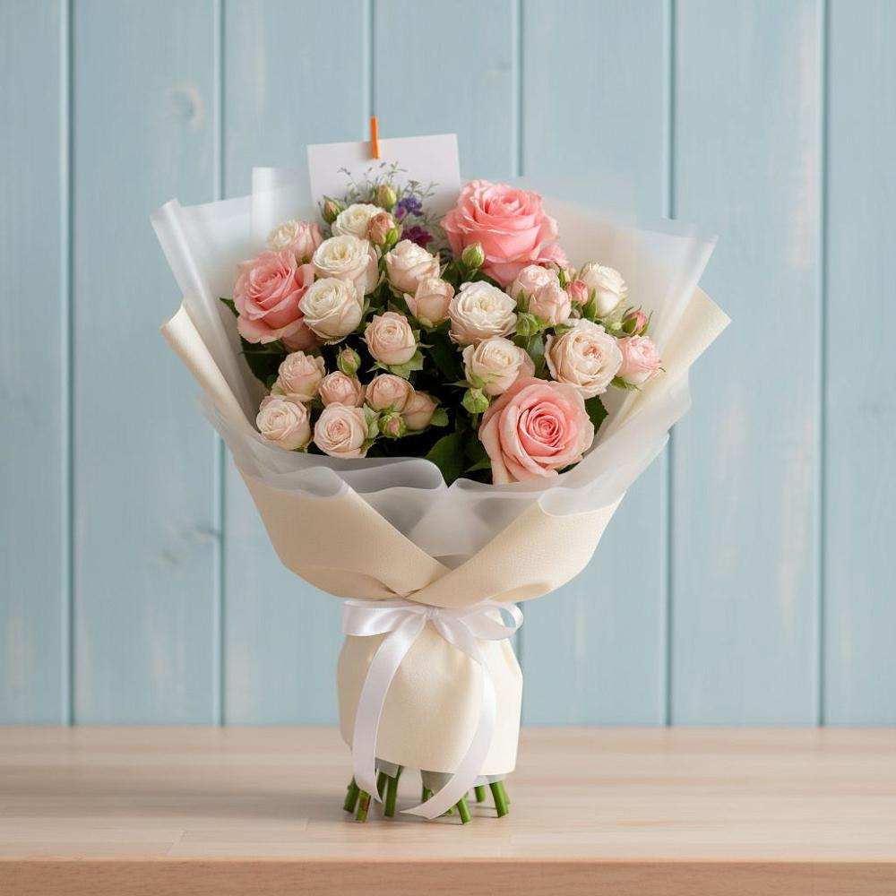 Букет цветов из: Розы в Менделеевске