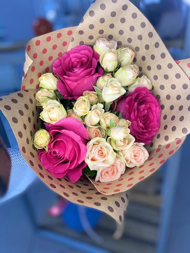 Букет цветов из: Розы в Менделеевске