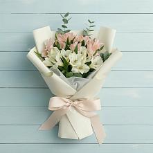 Букет цветов из:  Альстромерии в Менделеевске