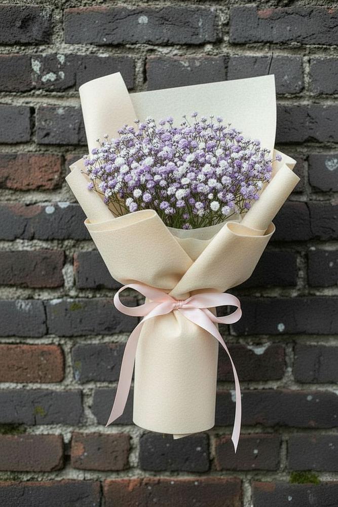 Букет цветов из: Гипсофила в Менделеевске