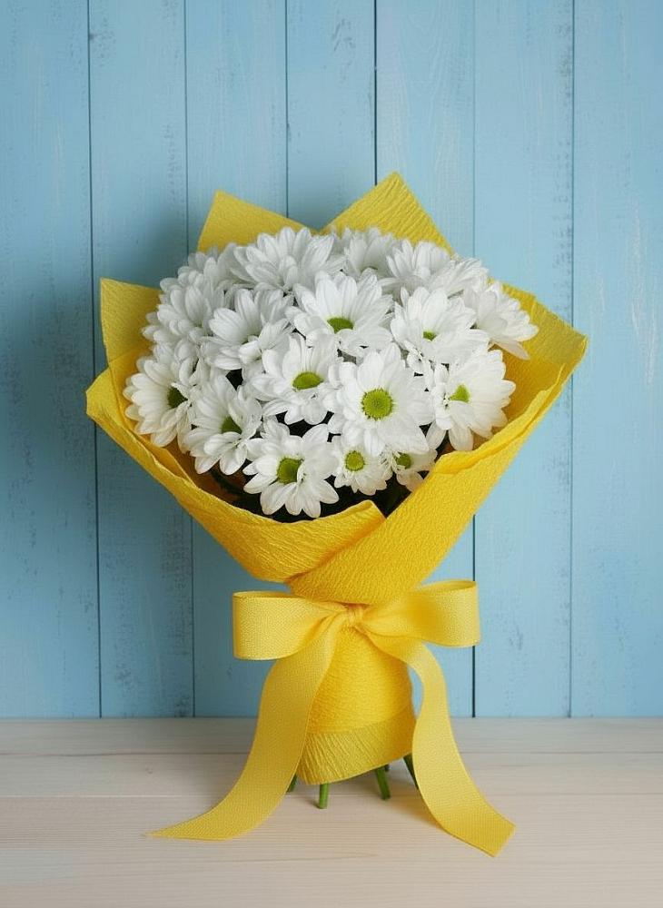 Букет цветов из: Хризантемы в Менделеевске