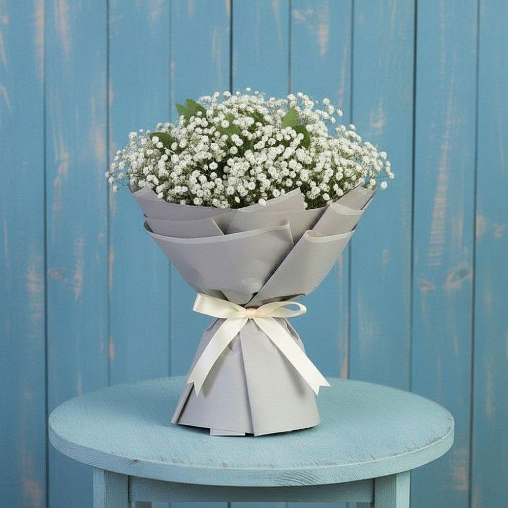 Букет цветов из: Гипсофила в Менделеевске