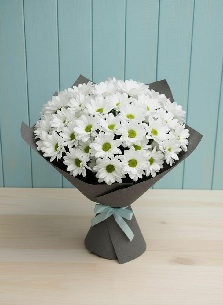 Букет цветов из: Хризантемы в Менделеевске