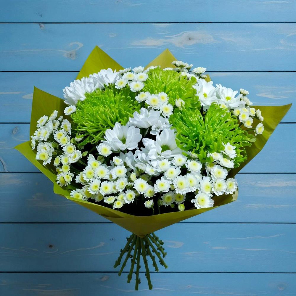 Букет цветов из: Хризантемы в Менделеевске