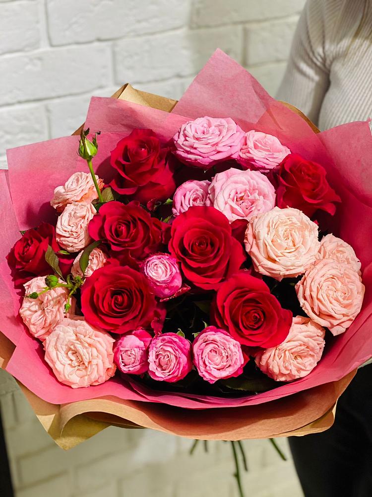 Букет цветов из: Розы в Менделеевске