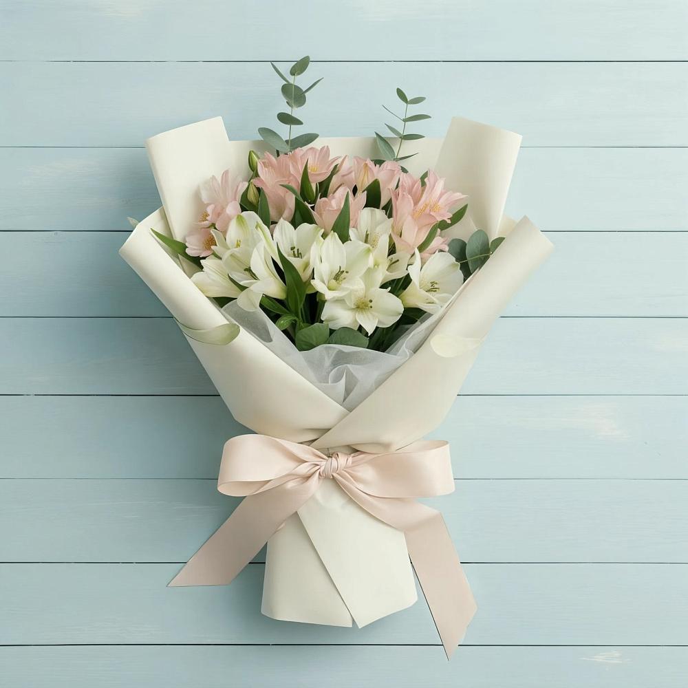 Букет цветов из: Альстромерии в Менделеевске