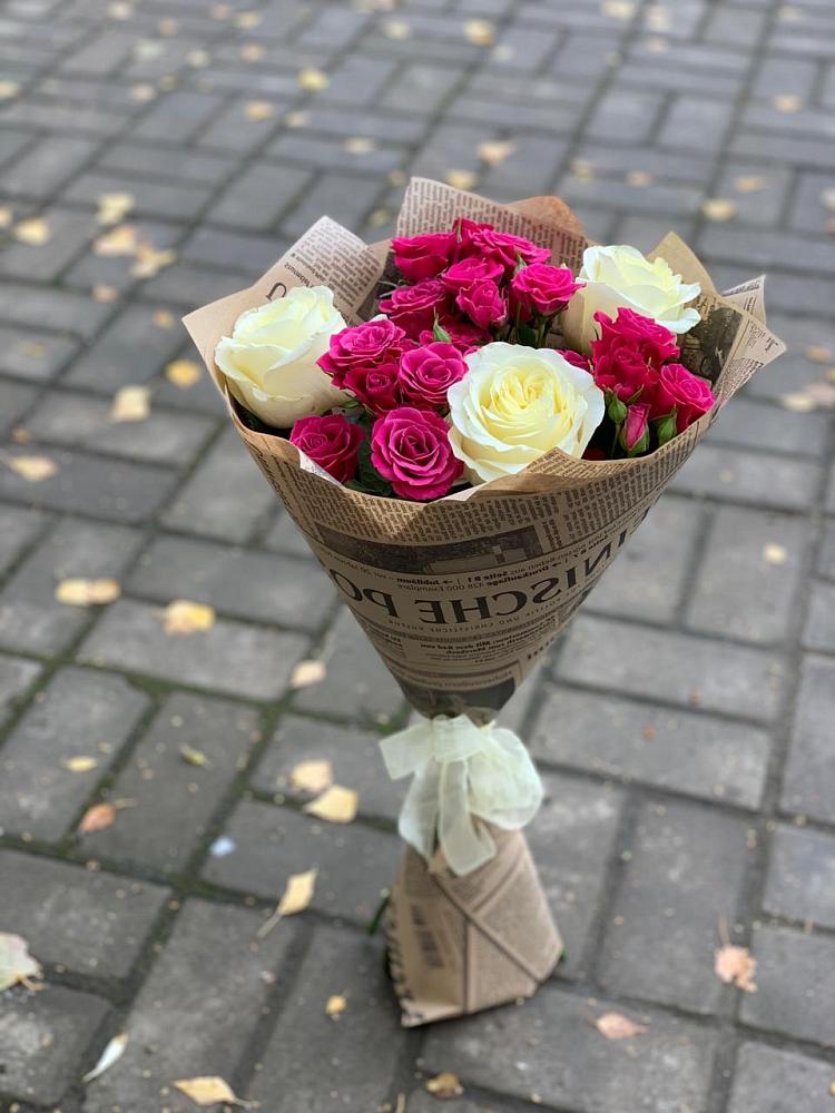 Букет цветов из: Розы в Менделеевске