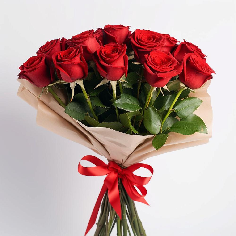 Букет 11 Красных роз Эдлесс Лав в Менделеевске