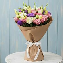 Букет цветов из:  Лизиантусы в Менделеевске